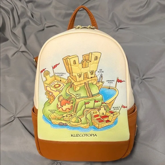 Loungefly Disney Emperors New Groove Kuzcotopia Backpack Loungefly Disney The Emperor main image 2